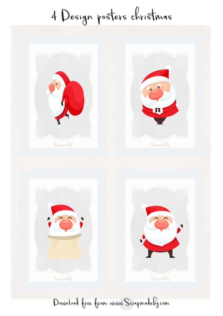 Design poster christmas