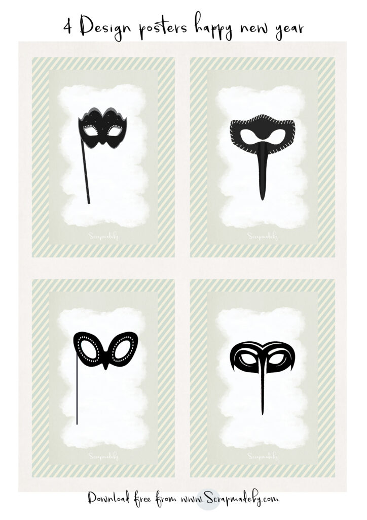 Design poster happy new year