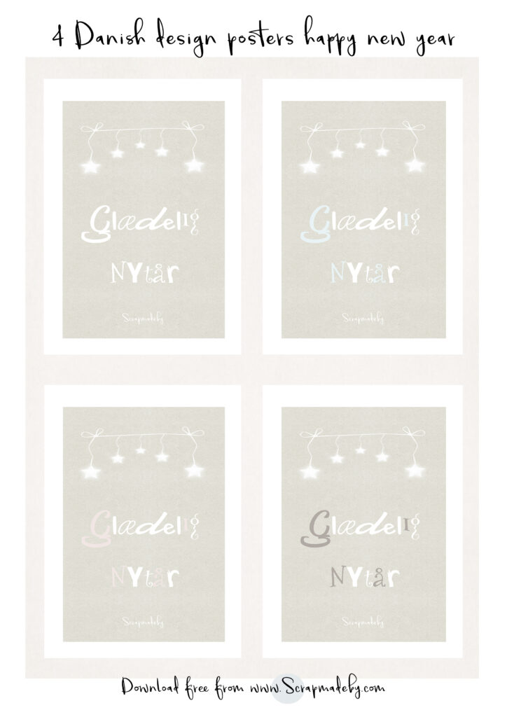 Danish poster new year