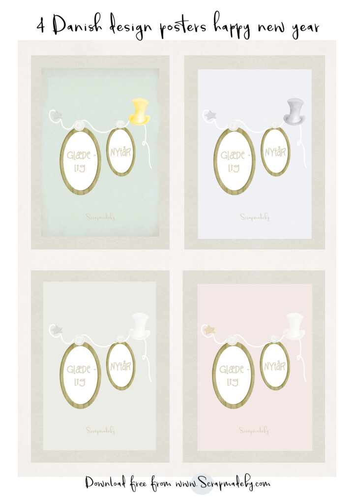 Danish poster new year