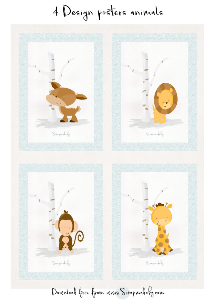 Design poster animal