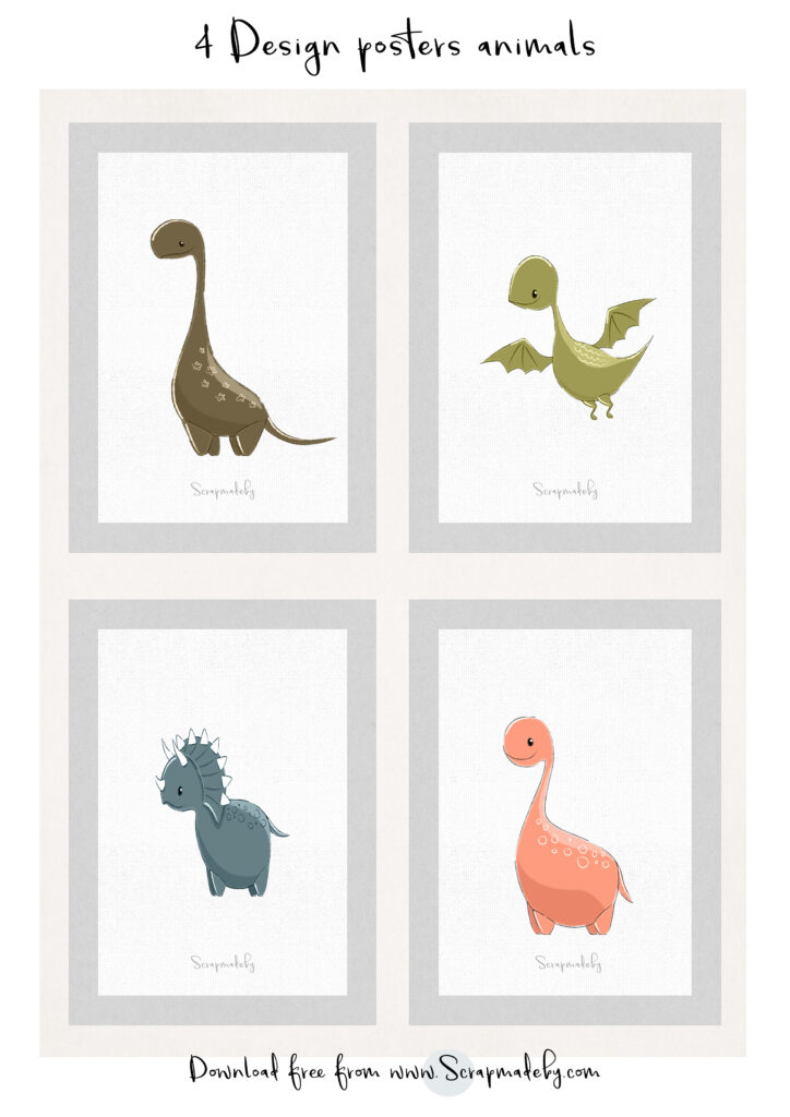 Design poster animal