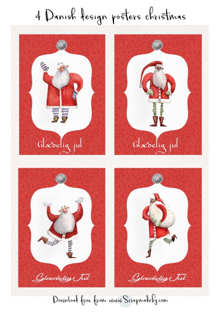 Danish poster christmas