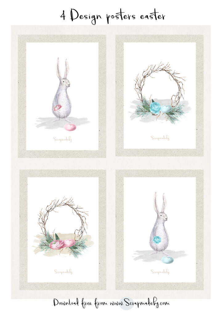 Design poster easter