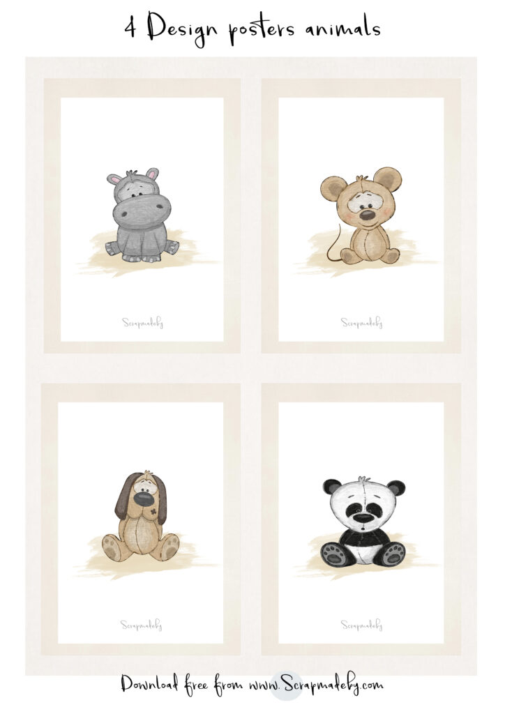 Design poster animal