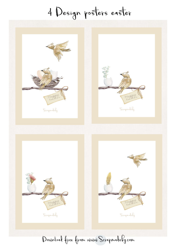 Design poster easter