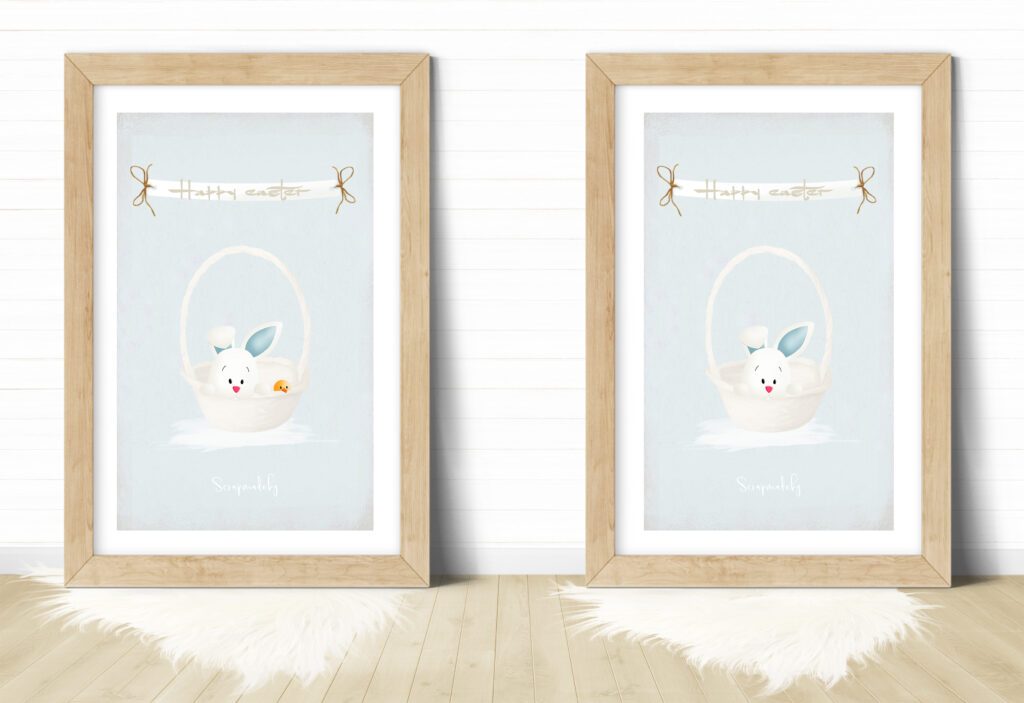 Design poster easter