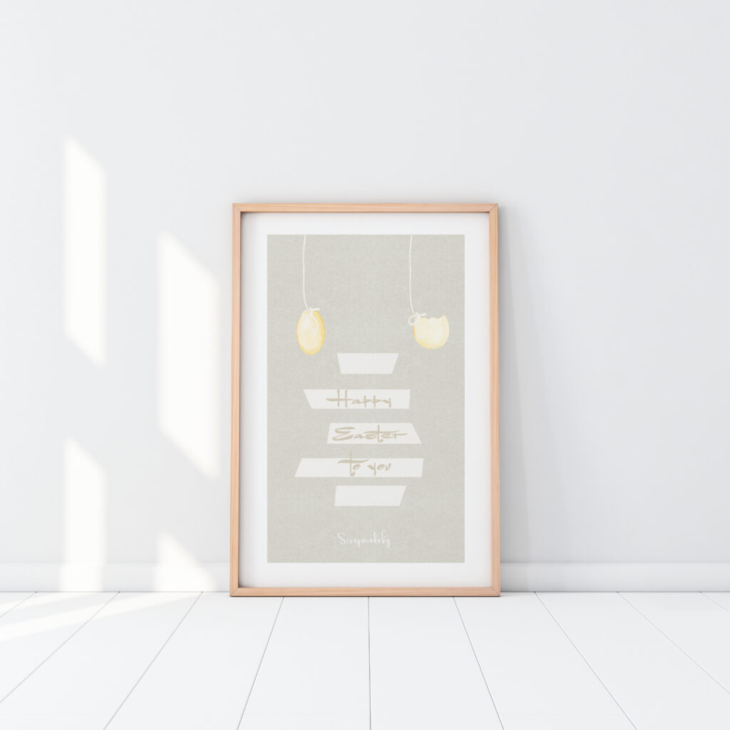 Design poster easter
