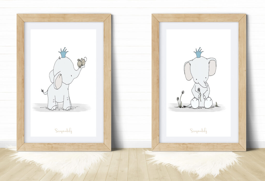 Design poster to baby boys