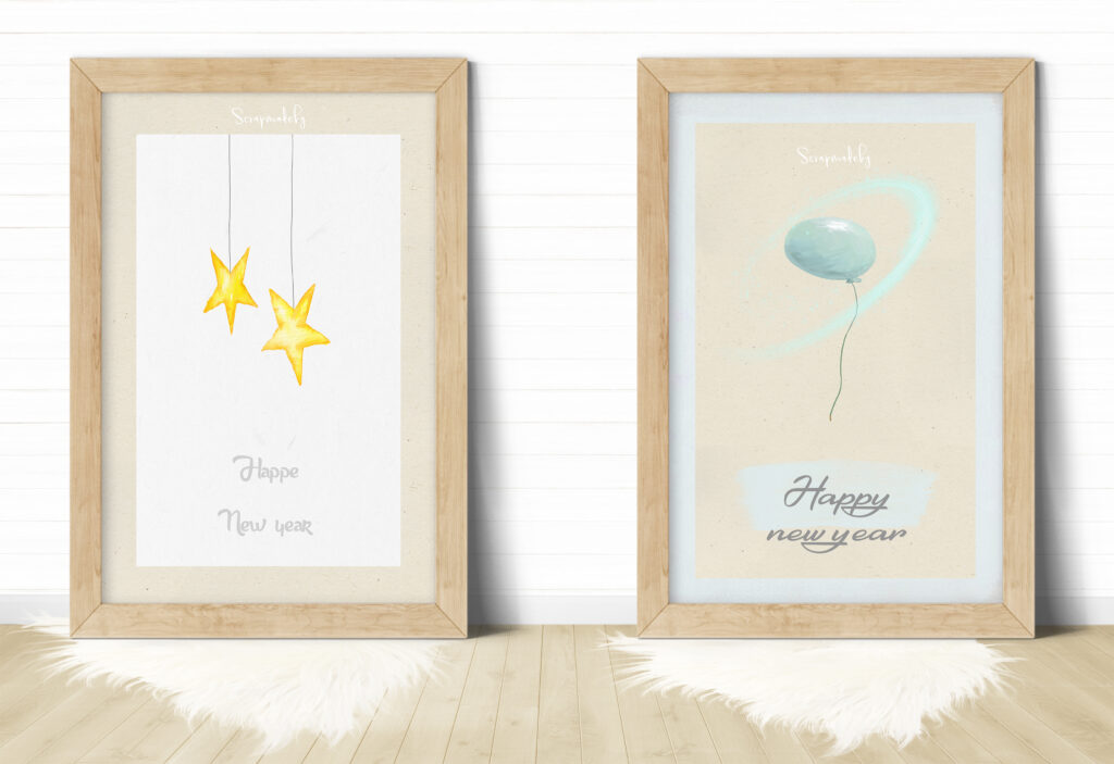 Design poster happy new year