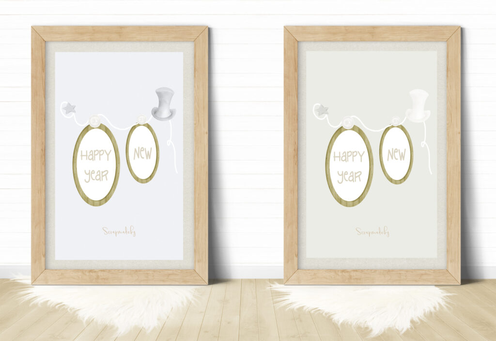 Design poster happy new year