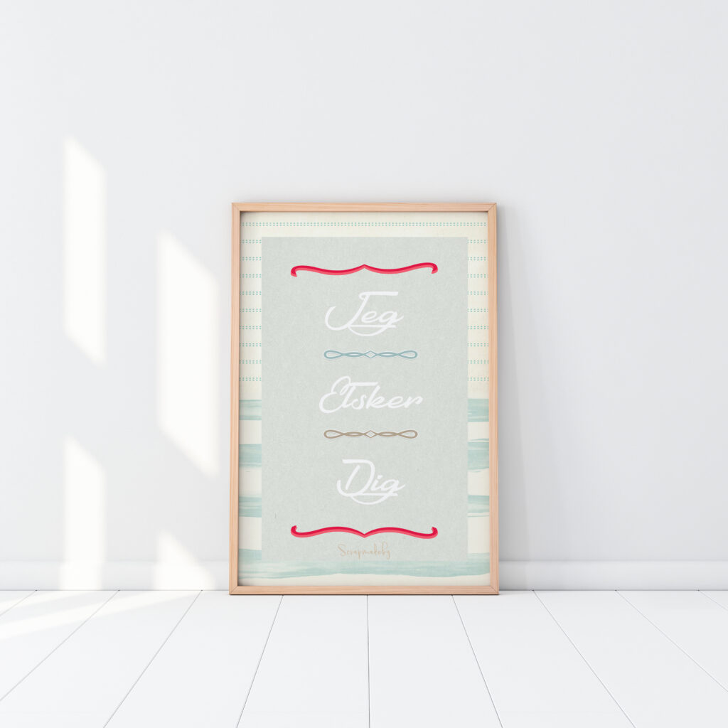 Danish poster valentines