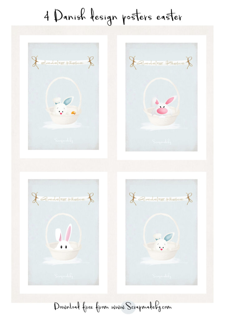 Danish poster easter