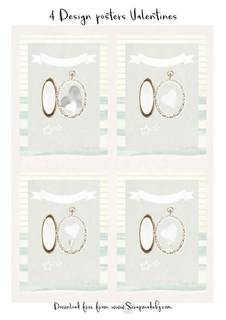 Design poster valentines