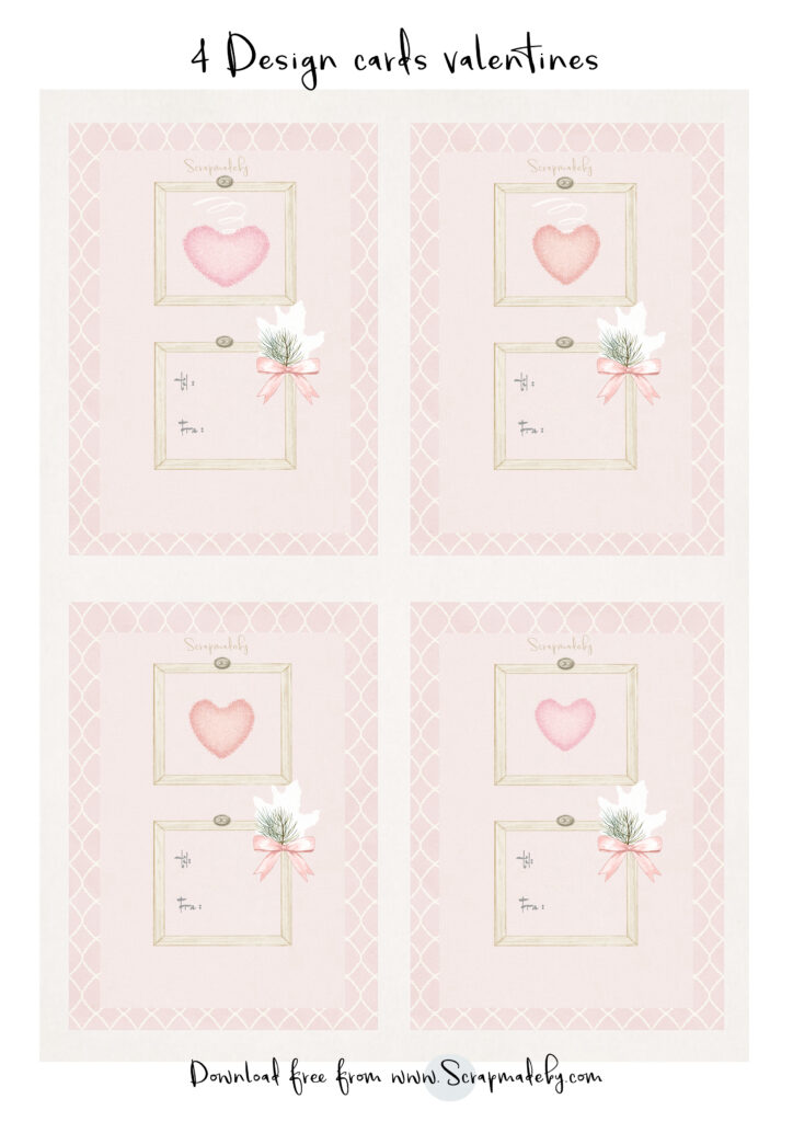 Design cards valentines