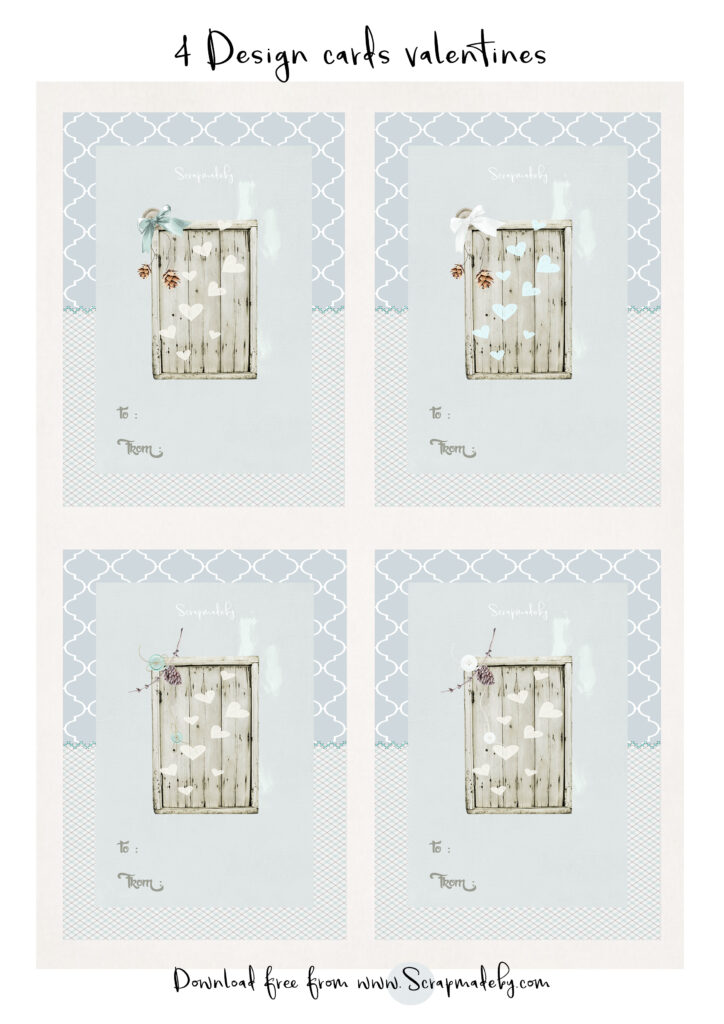 Design cards valentines