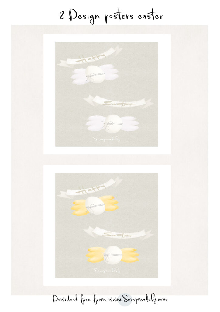 Design poster easter