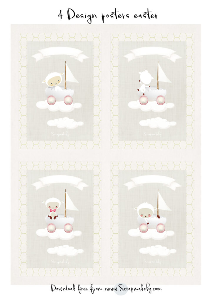 Design poster easter