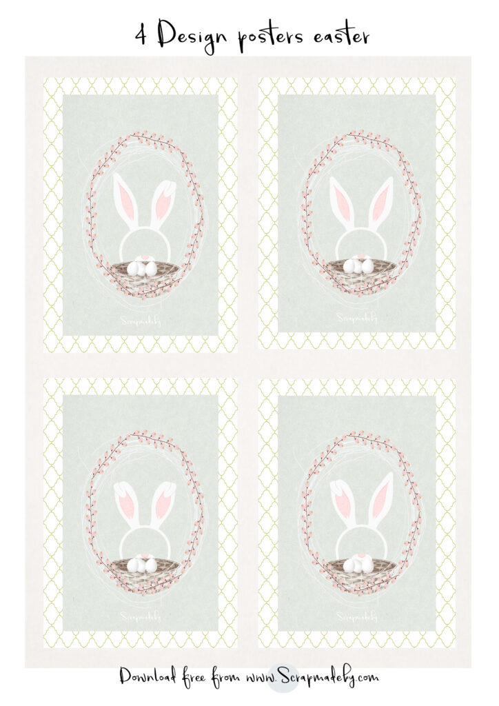 Design poster easter