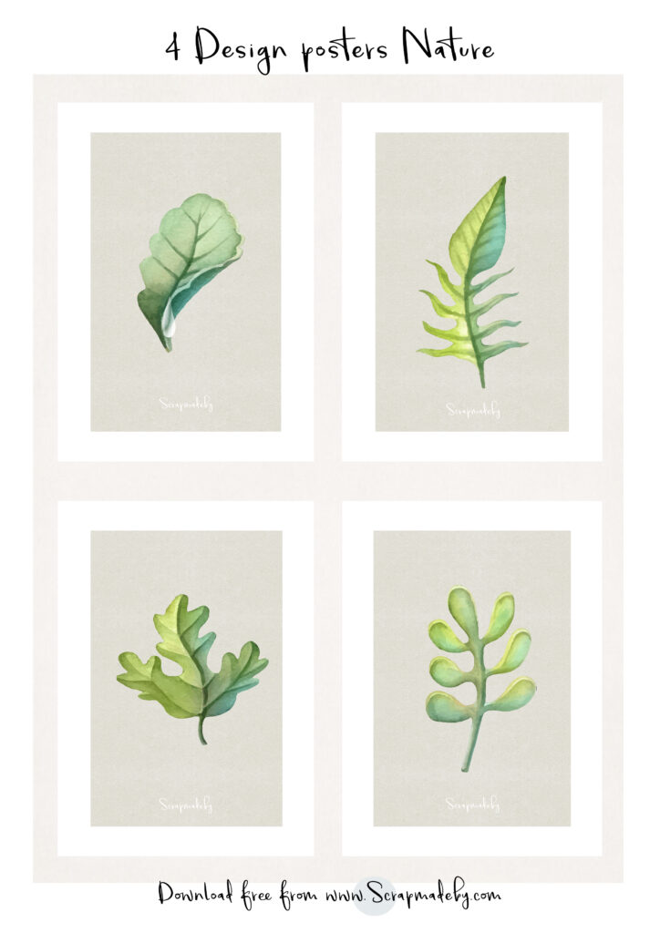 Design poster nature