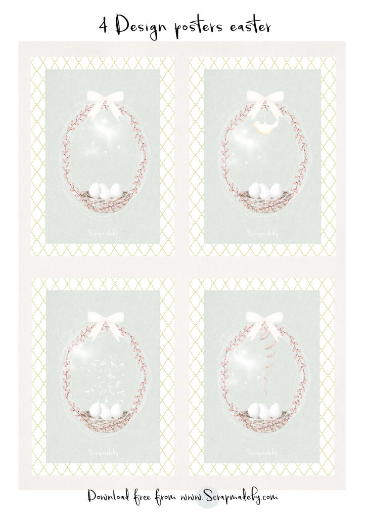 Design poster easter