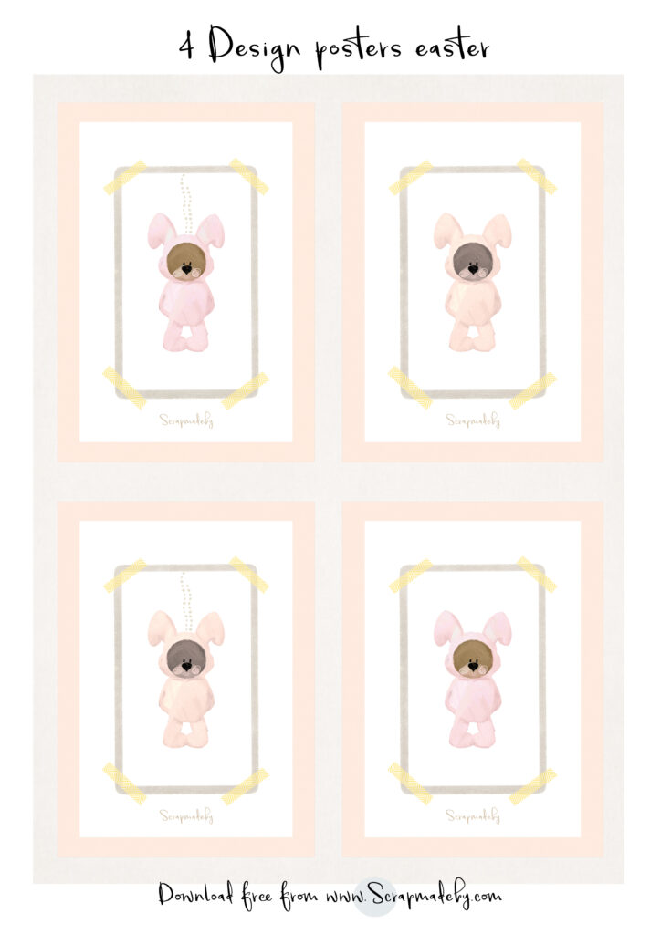 Design poster easter