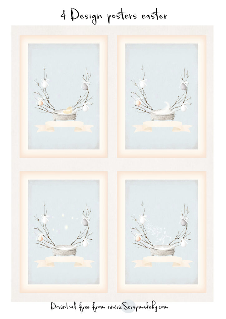 Design poster easter
