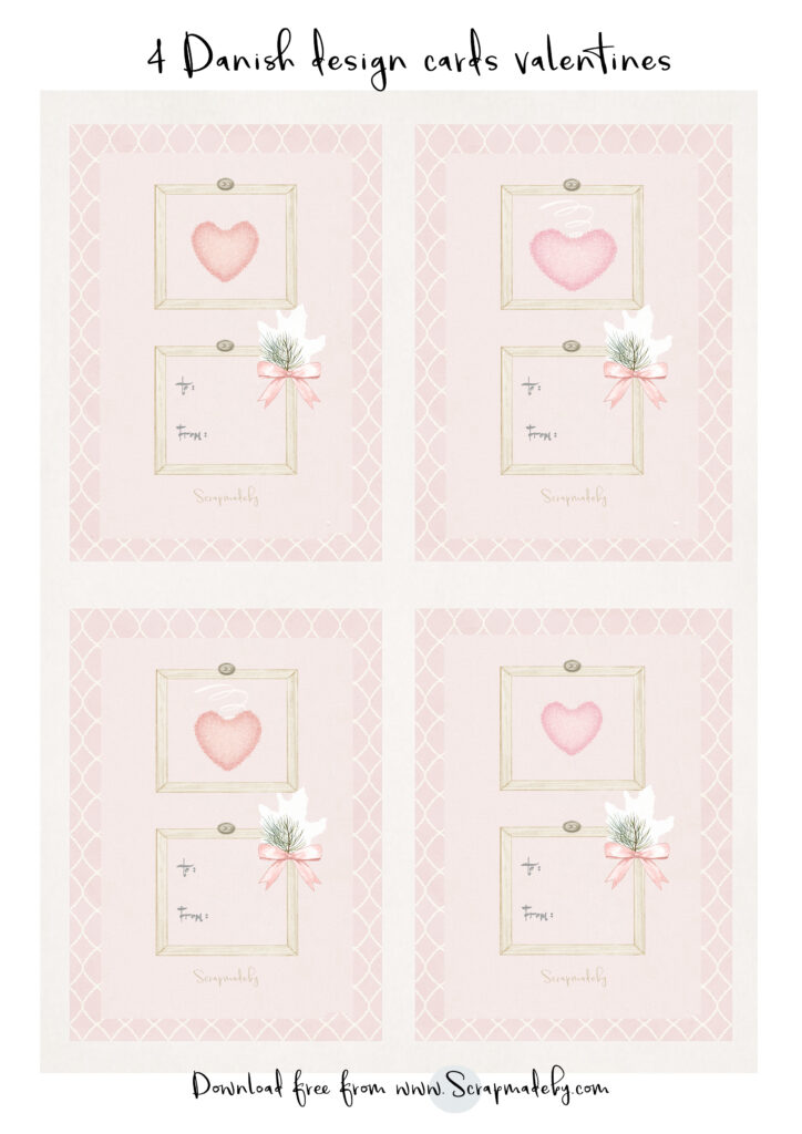 Danish cards valentines