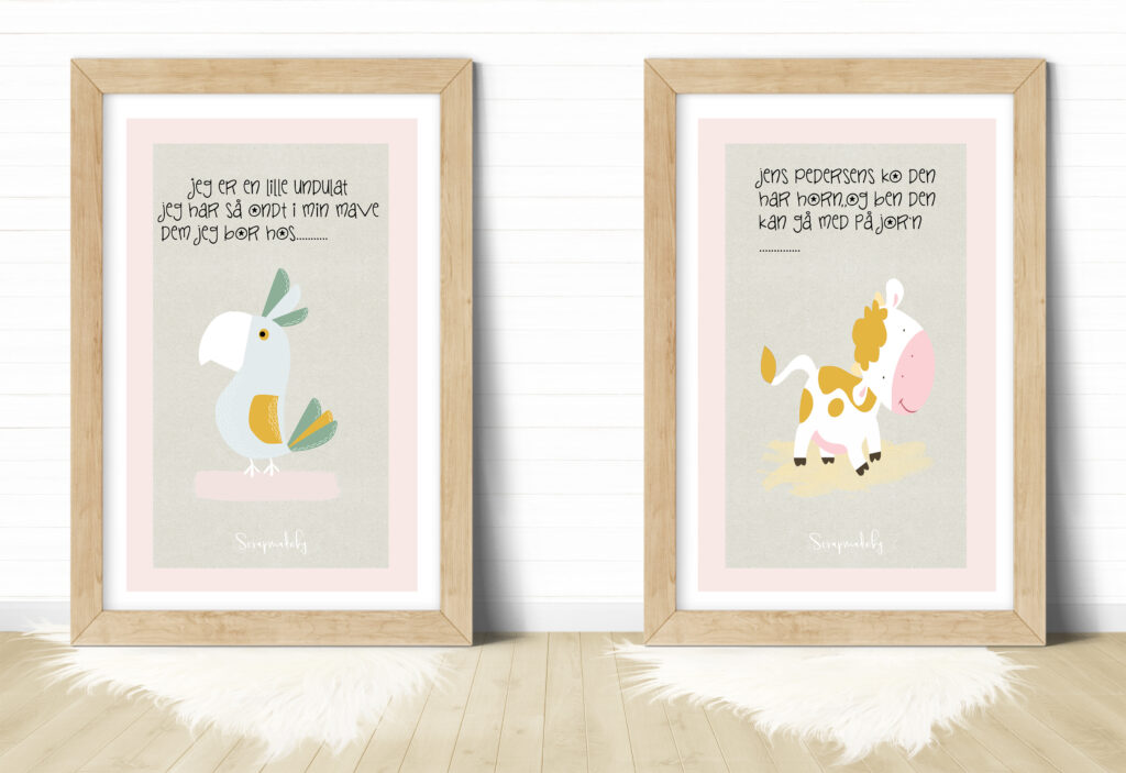 Danish poster to baby girls