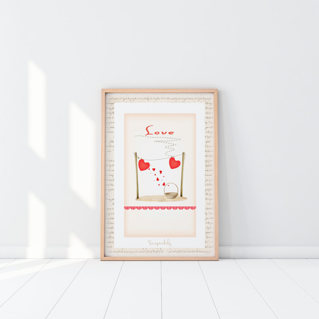 Design poster valentiens