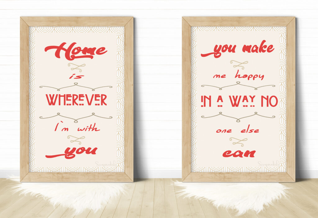 Design poster valentines