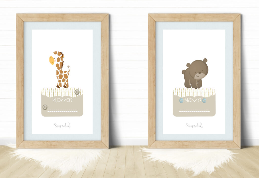 Danish poster to baby boys