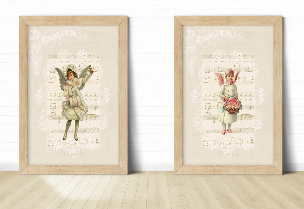 Design poster vintage christmas