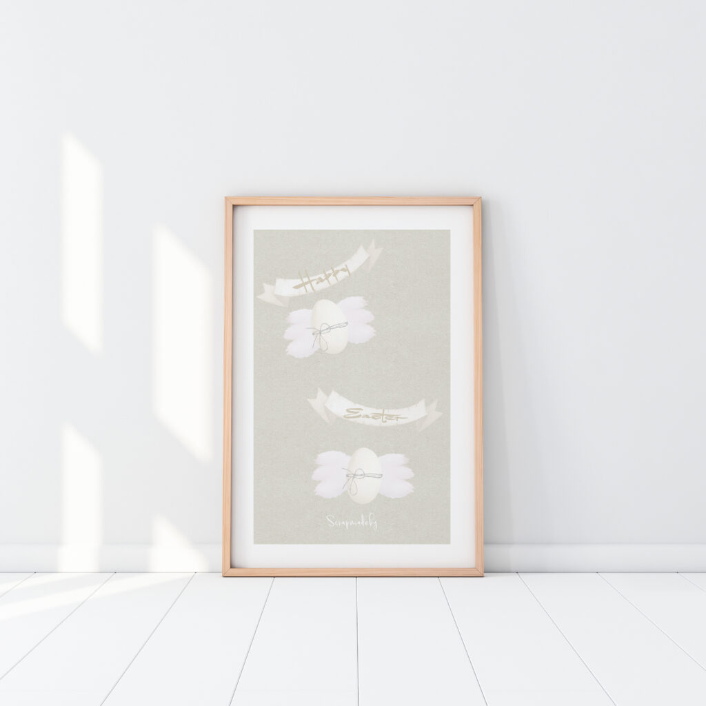 Design poster easter