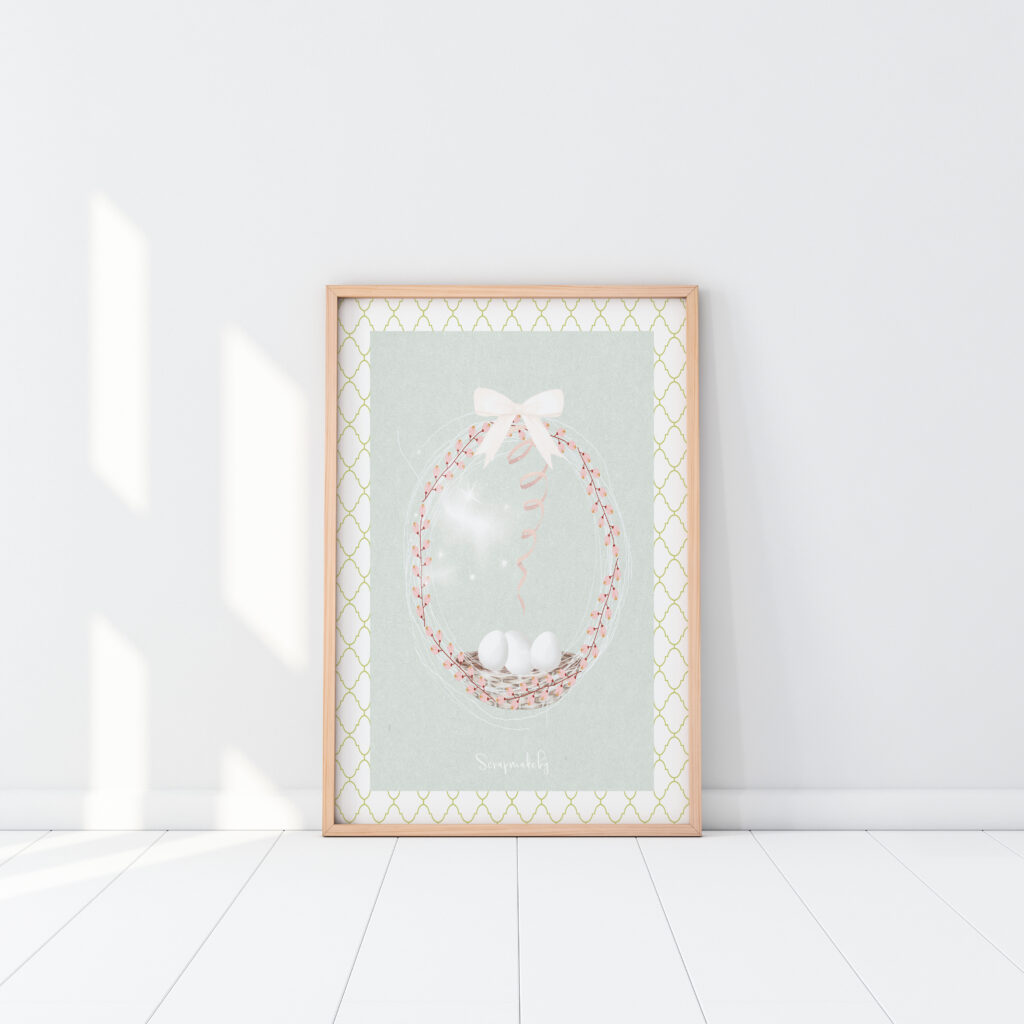 Design poster easter