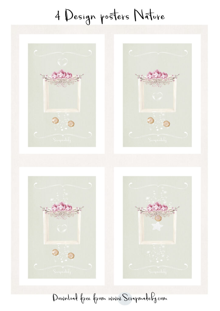 Design poster nature