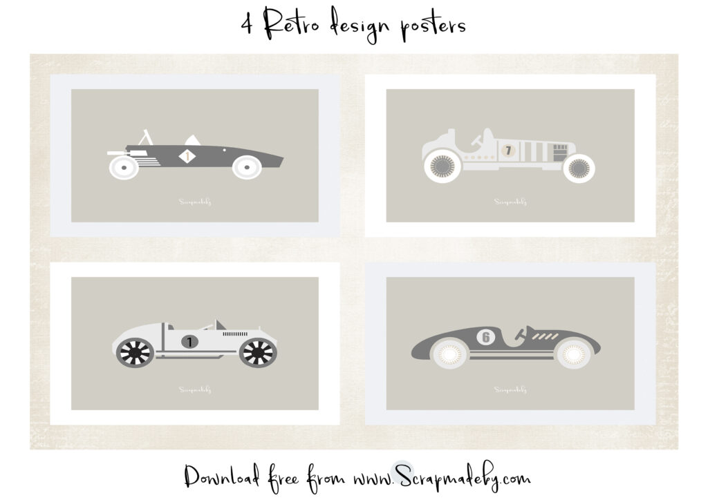 Design poster retro