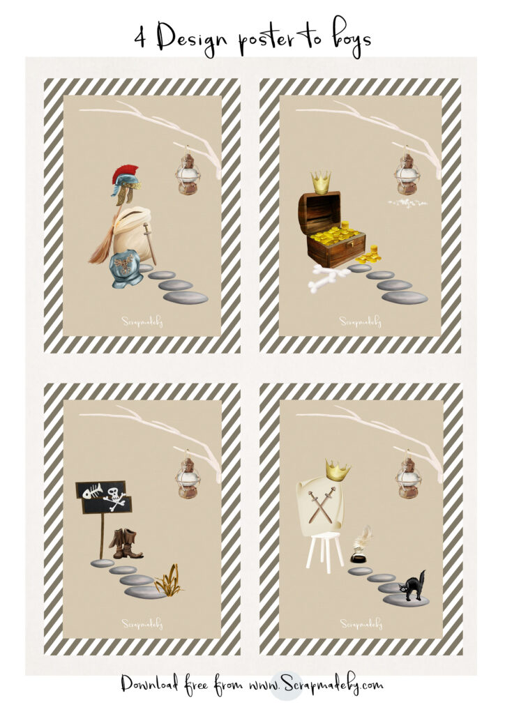 Design poster to boys