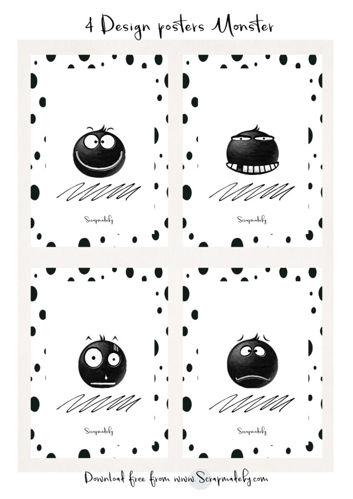 Design poster monster