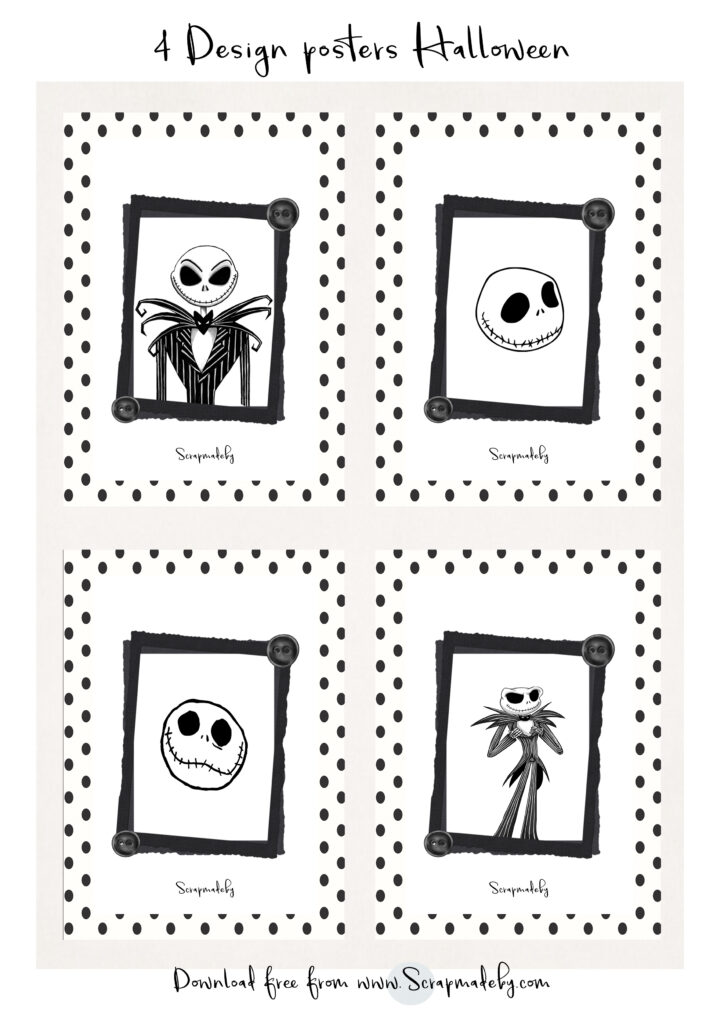 Design poster halloween