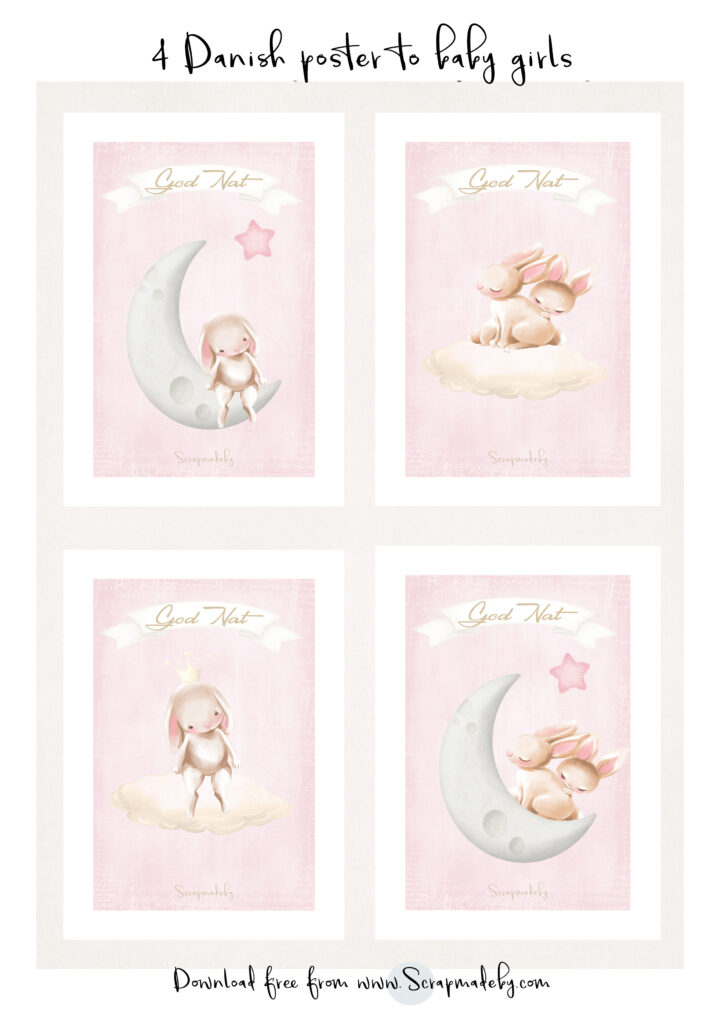 Danish poster to baby girls