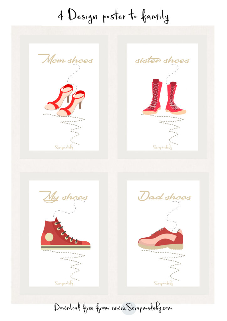 Design poster to family