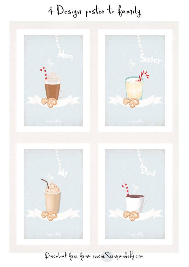 Design poster to family