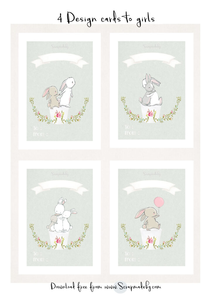 Design cards to girls