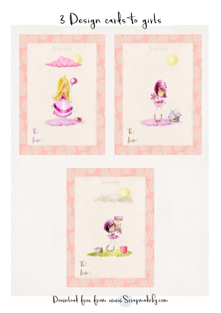 Design cards to girls