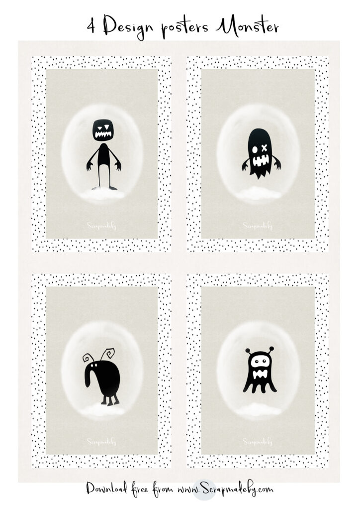 Design poster monster