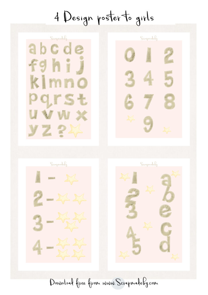 design poster to girls