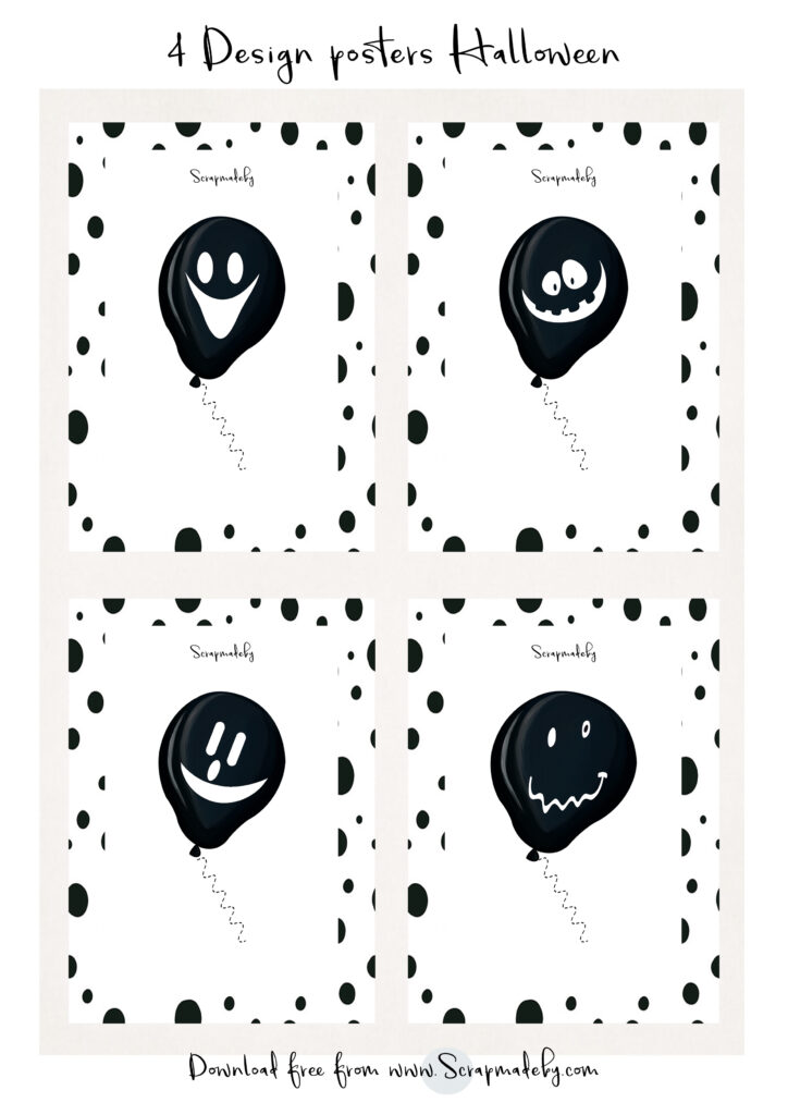 Design poster halloween