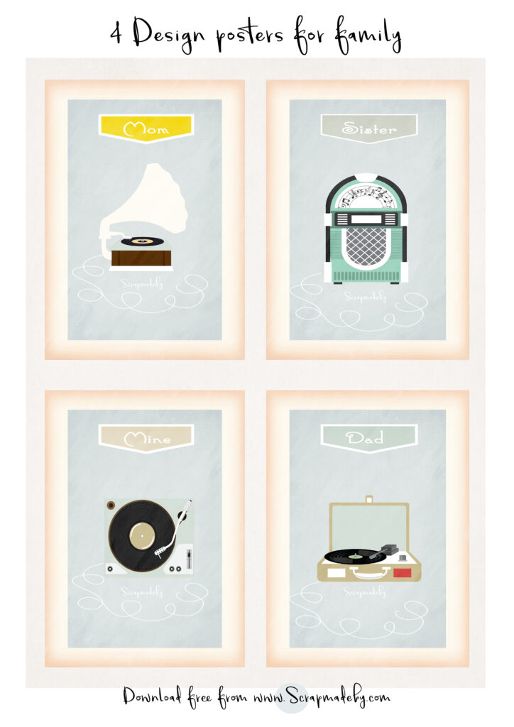 Design poster family