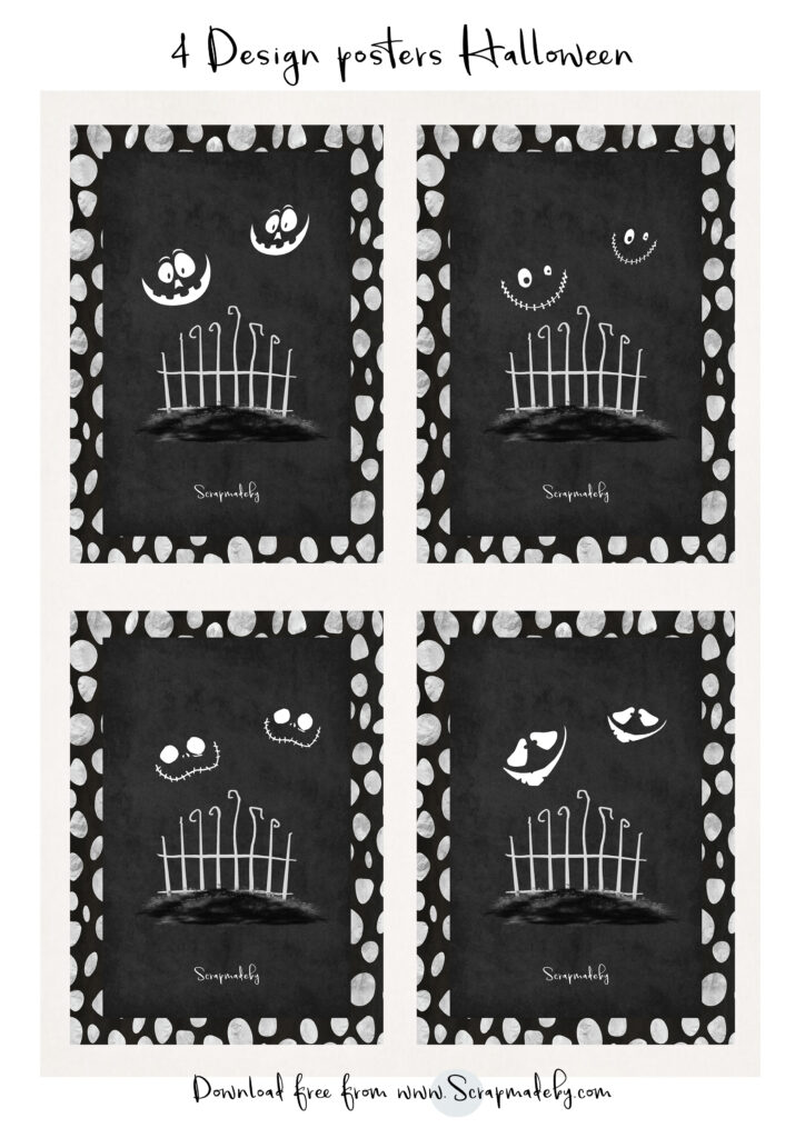 Design poster halloween